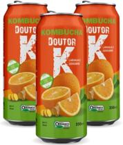 3x Kombucha Laranja e Gengibre 350ml Doutor K 3x Kombucha Laranja e Gengibre 350ml Doutor K