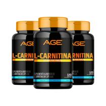 3x L-Carnitina (120 Cápsulas) - (120 Cápsulas) - AGE