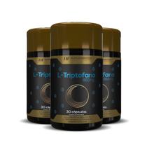 3x L-TRIPTOFANO COM MARACUJA 860MG 30CAPS HF SUPLEMENTS