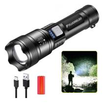 3X Lanterna Tática Mais Forte Do Mundo Potente Sitio Fazenda