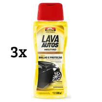 3x Lava Autos Neutro Proauto - 1,5L