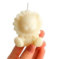 3x Lembrancinhas Vela Aromática Premium Leãozinho