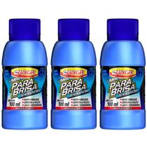 3x Limpa Para-brisa Luxcar 100ml Limpeza e Desengordurante 3x Limpa Para-brisa Luxcar 100ml Limpeza e Desengordurante