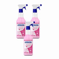 3x Limpador Multissuperfície 500ml Bacfree Jardim da Harmonia