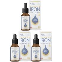 3x Liquid Iron Plus Baby & Kids Morango (30ml) - True Source 3x Liquid Iron Plus Baby & Kids Morango (30ml) - True Source