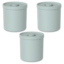 3x Lixeira de Cozinha 6 Litros OU Bold Verde 3x Lixeira de Cozinha 6 Litros OU Bold Verde