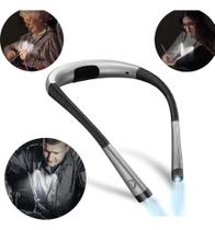 3X Luminária Luz Lâmpada Pescoço Leitura Costura Recarregáve