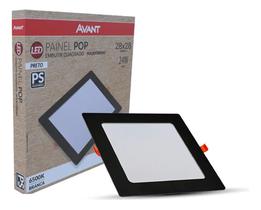 3X Luminária Plafon Led De Teto Avant Pop Plástico Embutir Q