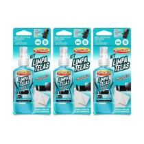 3x Luxcar Kit Limpa Telas 120 ml Pano Aplicador Fórmula 3x Luxcar Kit Limpa Telas 120 ml Pano Aplicador Fórmula