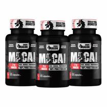 3x Ma ca Pe ruana Negra 120 Capsulas 2000mg Black Pura Premium Importada Para Homens e Mulheres Original