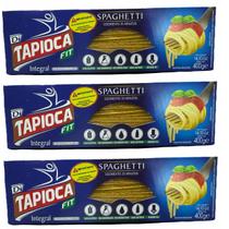 3x Macarrão Low Carb Integral Sem Glúten Di Tapioca Fit 400g