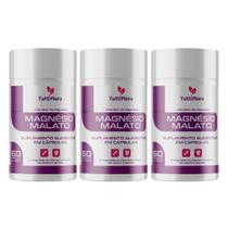 3x Magnésio Malato 60 Cápsulas de 500mg Tuttiflora 3x Magnésio Malato 60 Cápsulas de 500mg Tuttiflora