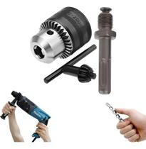 3X Mandril Para Furadeira Adaptador Martelete Engate Rápido 3X Mandril Para Furadeira Adaptador Martelete Engate Rápido
