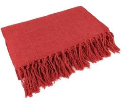 3X Manta Para Sofá Gigante Decorativa Em Algodão Cor Vermelh 3X Manta Para Sofá Gigante Decorativa Em Algodão Cor Vermelh