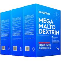 3x Mega Malto Dextrin 1kg Probiótica Sabor Guaraná Com Açai 3x Mega Malto Dextrin 1kg Probiótica Sabor Guaraná Com Açai