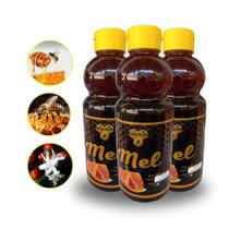 3X Mel 100% natural BEES BUZZ 1Kg Bisnaga Flor Café Conilon