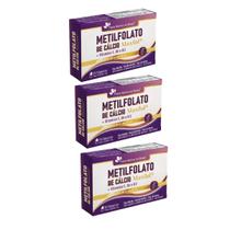 3x Metilfolato de Cálcio + Vit B12 Metilcobalamina + Vit B6 + Vit E 30 Cáps - Flora Nativa