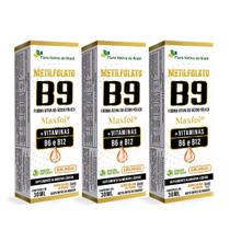 3x Metilfolato MaxFol + Vit B9 Acido folico+ Vit B12 Metilcobalamina 30ml - Flora nativa do Brasil 3x Metilfolato MaxFol + Vit B9 Acido folico+ Vit B12 Metilcobalamina 30ml - Flora nativa do Brasil