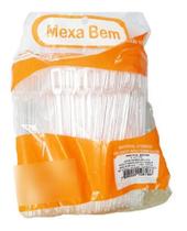 3X Mexedor Para Bebidas Drink Cristal - 500 Unidades - Mexa 3X Mexedor Para Bebidas Drink Cristal - 500 Unidades - Mexa