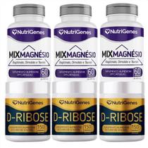 3x Mix Magnésio + 3x D Ribose ATP - Nutrigenes 3x Mix Magnésio + 3x D Ribose ATP - Nutrigenes