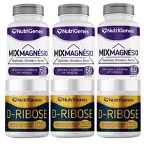 3x Mix Magnésio + 3x D Ribose ATP - Nutrigenes 3x Mix Magnésio + 3x D Ribose ATP - Nutrigenes