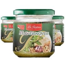 3x Molho Pesto Alla Genovese LA PASTINA 190g