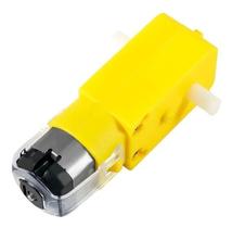 3X Motor Dc 3-6V Caixa De Redução E Eixo Duplo Para Arduino