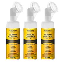 3x Mousse Micelar Espuma de Limpeza Facial Acnow Control Acido Hialuronico 150ml