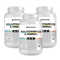 3x Multivitamínico De A-Z 120 Tabletes New Nutrition