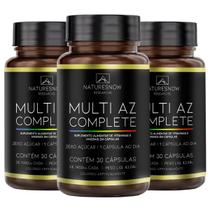 3x Multivitaminico Multi A-z Complete 30 Cãpsulas - Natures Now