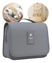 3X Necéssaire Dobrável Gancho Organizador Malas Viagem Uniss