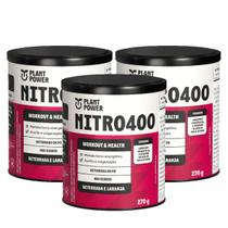 3x Nitro400 Plant Power Beterraba E Laranja 270g