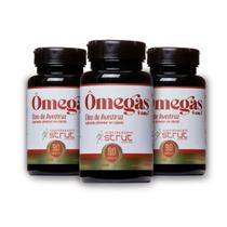 3x oleo de avestruz strut 90 caps omega 3 6 7 9