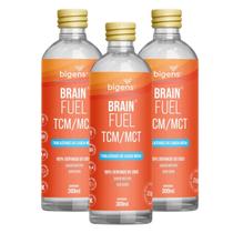 3x Óleo de Coco Brainfuel Tcm/Mct Bigens 300ml