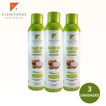 3x - Óleo de Coco Extravirgem Spray Klein Foods 200ml