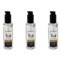 3x Óleo De Coco Reparador De Pontas 60ml