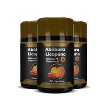 3x OLEO DE SEMENTE DE ABOBORA COM LICOPENO 60CAPS HF