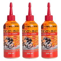 3x Óleo lubrificante corrente bike cera Tectire 120 ml