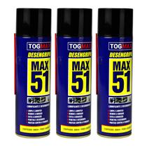 3x Óleo Lubrificante Desengripante Multiuso Antiferrugem Spray 300ml Togmax 3x Óleo Lubrificante Desengripante Multiuso Antiferrugem Spray 300ml Togmax