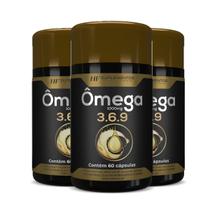 3x OMEGA 3 6 9 60CAPS PEIXE LINHAÇA BORRAGEM HF SUPLEMENTOS 3x OMEGA 3 6 9 60CAPS PEIXE LINHAÇA BORRAGEM HF SUPLEMENTOS