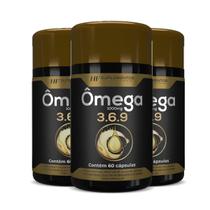 3X Omega 3 6 9 60Caps Peixe Linhaça Borragem Hf Suplementos 3X Omega 3 6 9 60Caps Peixe Linhaça Borragem Hf Suplementos