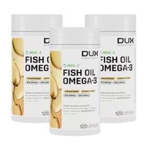 3x Ômega 3 Fish Oil Epa 660 Dha 440 Dux 120 Capsulas