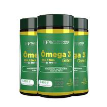 3x Ômega 3 - Óleo De Peixe 1000mg 120 Caps Hf Suplements