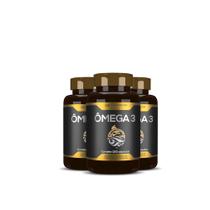 3x omega 3 oleo de peixe premium 120caps hf suplementos