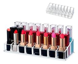 3X Organizador De Acrilico Para Batom E Esmalte 24 Lugares