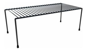 3X Organizador De Armário Elegance Preto - Prático Para Cozi