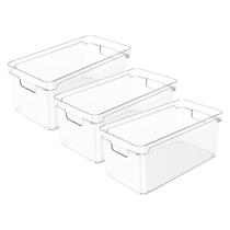 3x Organizador De Armários Cozinha Multiuso 30x15 X13cm