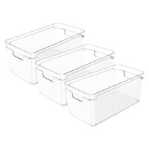 3X Organizador De Armários Cozinha Multiuso 30X15 X13Cm