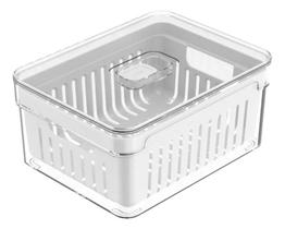 3X Organizador De Geladeira Ervas Frutas Legumes Clear Fresh