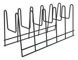 3X Organizador De Tampa De Panela Em Aço Para Armário Dicarl